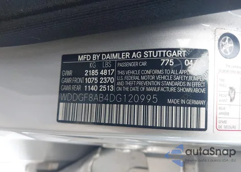2013 Mercedes-Benz C 300 Sport 4Matic from USA, damaged, VIN WDDGF8AB4DG120995